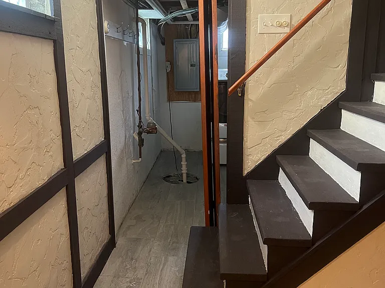 Basement stairwell