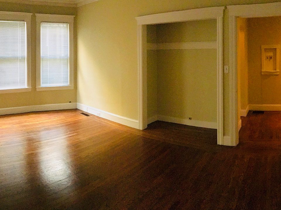 Bedroom. Sliding doors to be added to the open closet alcove.