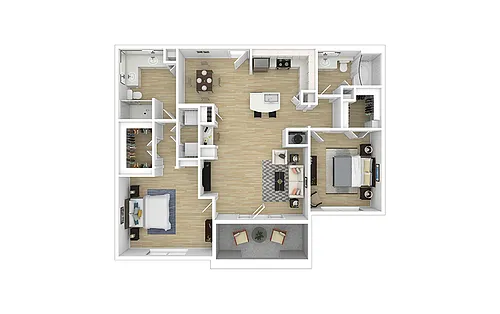 Floor plan Peachtree - Premium