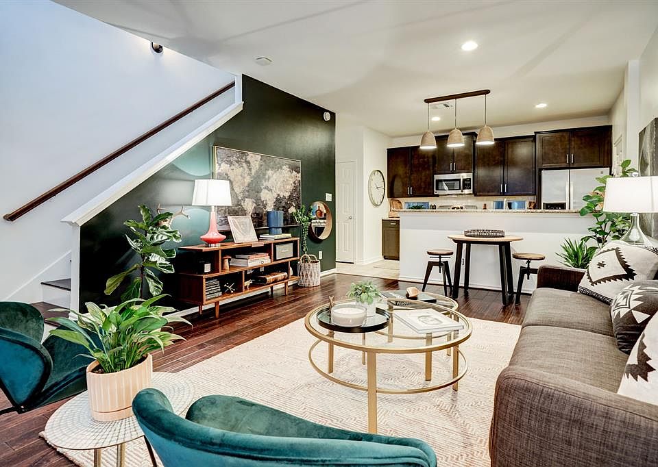 First Floor living area. The entire interior was recently repainted and new designer lighting installed.