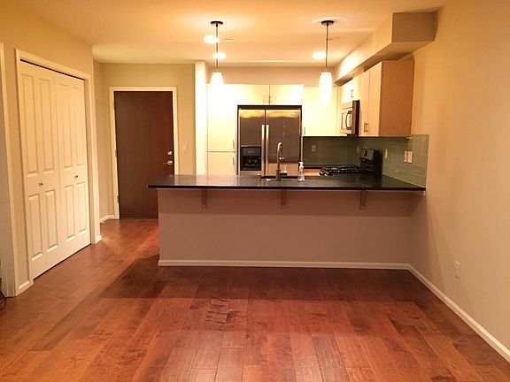 Looking towards kitchen from living rm