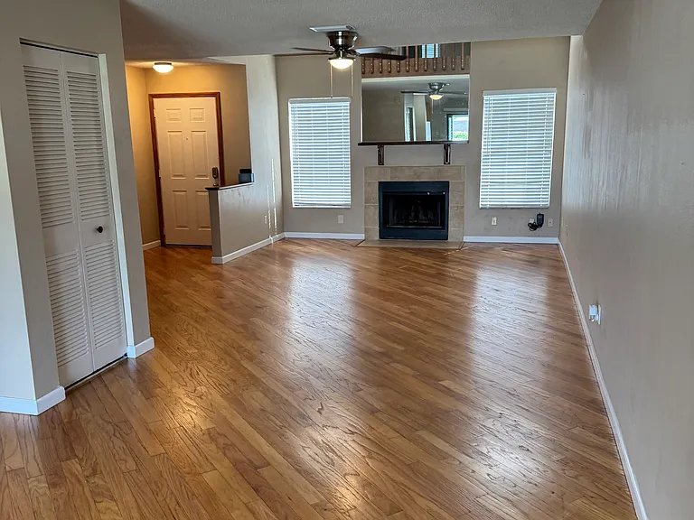 Dining/Family Room with Fireplace