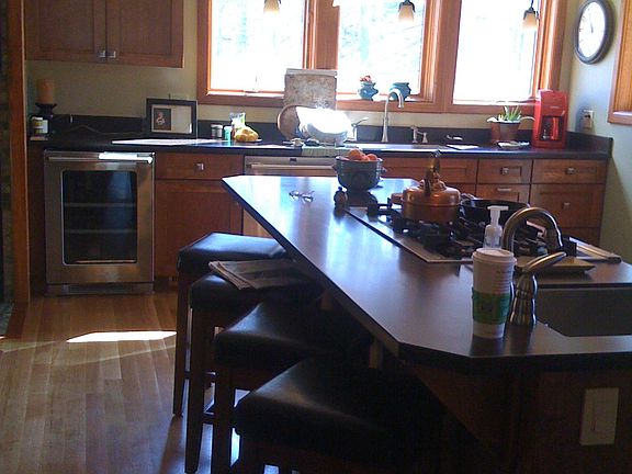 Spacious open kitchen
