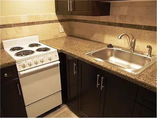 kitchen range and counter tops