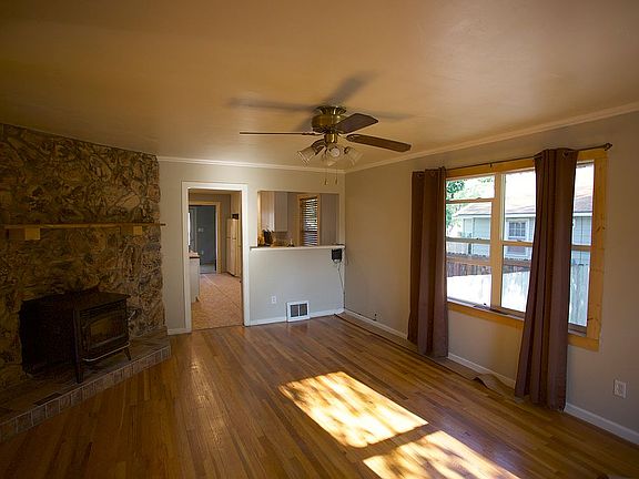 Morning sun on hardwoods