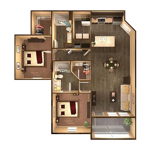 Floor plan Mirage
