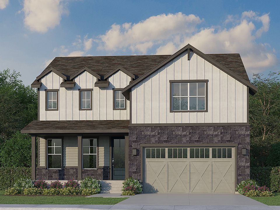 Plan C426 Elevation C with Manufactured Stone