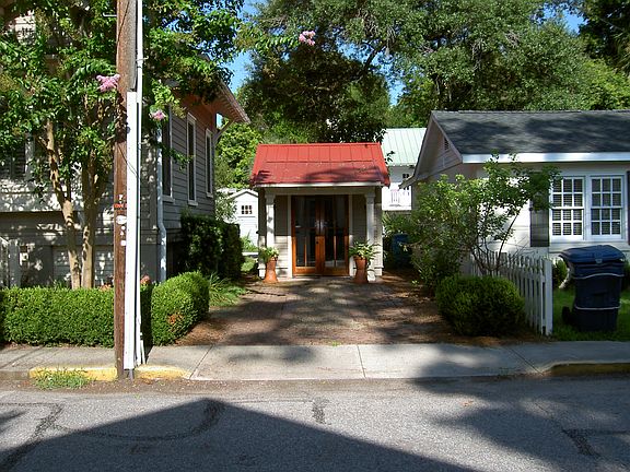 Potting shed and parking 