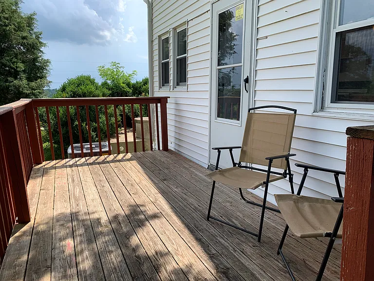 Backyard deck