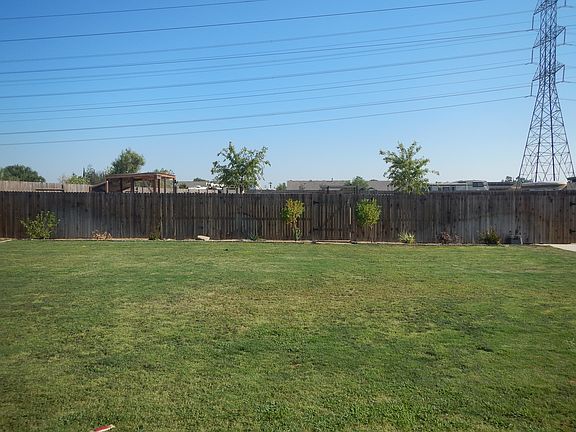 Landscaped backyard