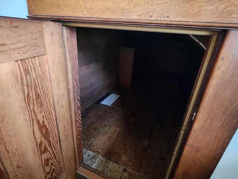 upstairs storage closet