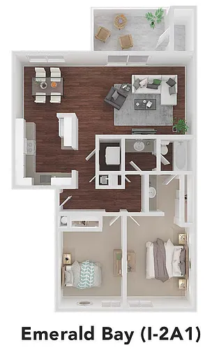 Floor plan Emerald Bay