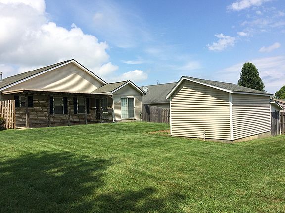 Backyard and Storage shed