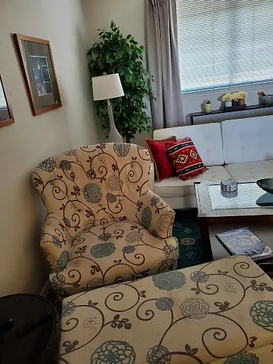 furnished living room