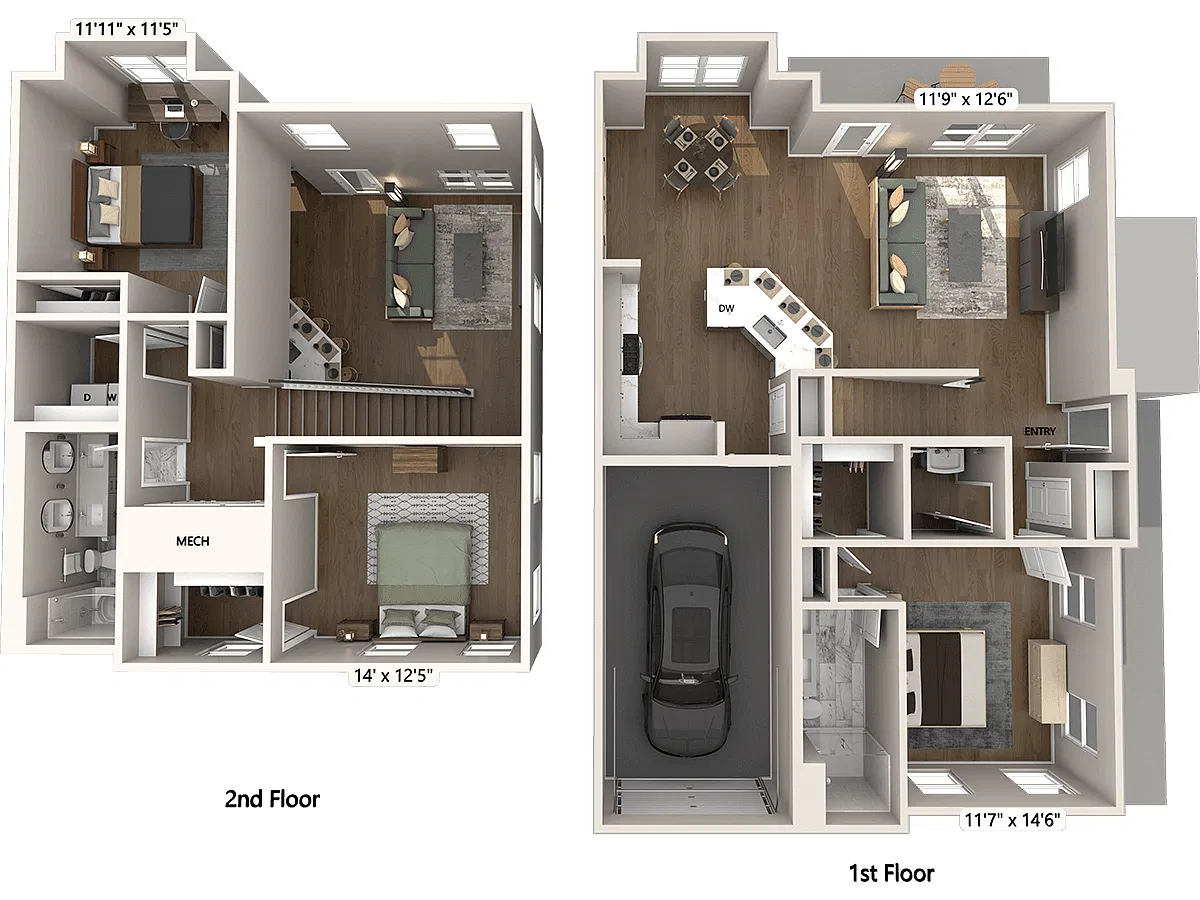 Floor plan CT2-A-Signature