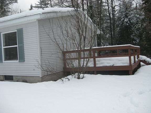 back door and large deck