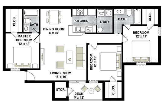 Floor plan York Chester-Deluxe