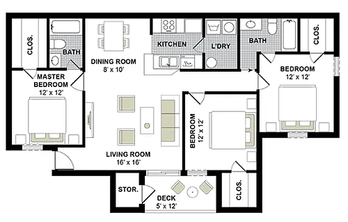 Floor plan York Chester-Deluxe