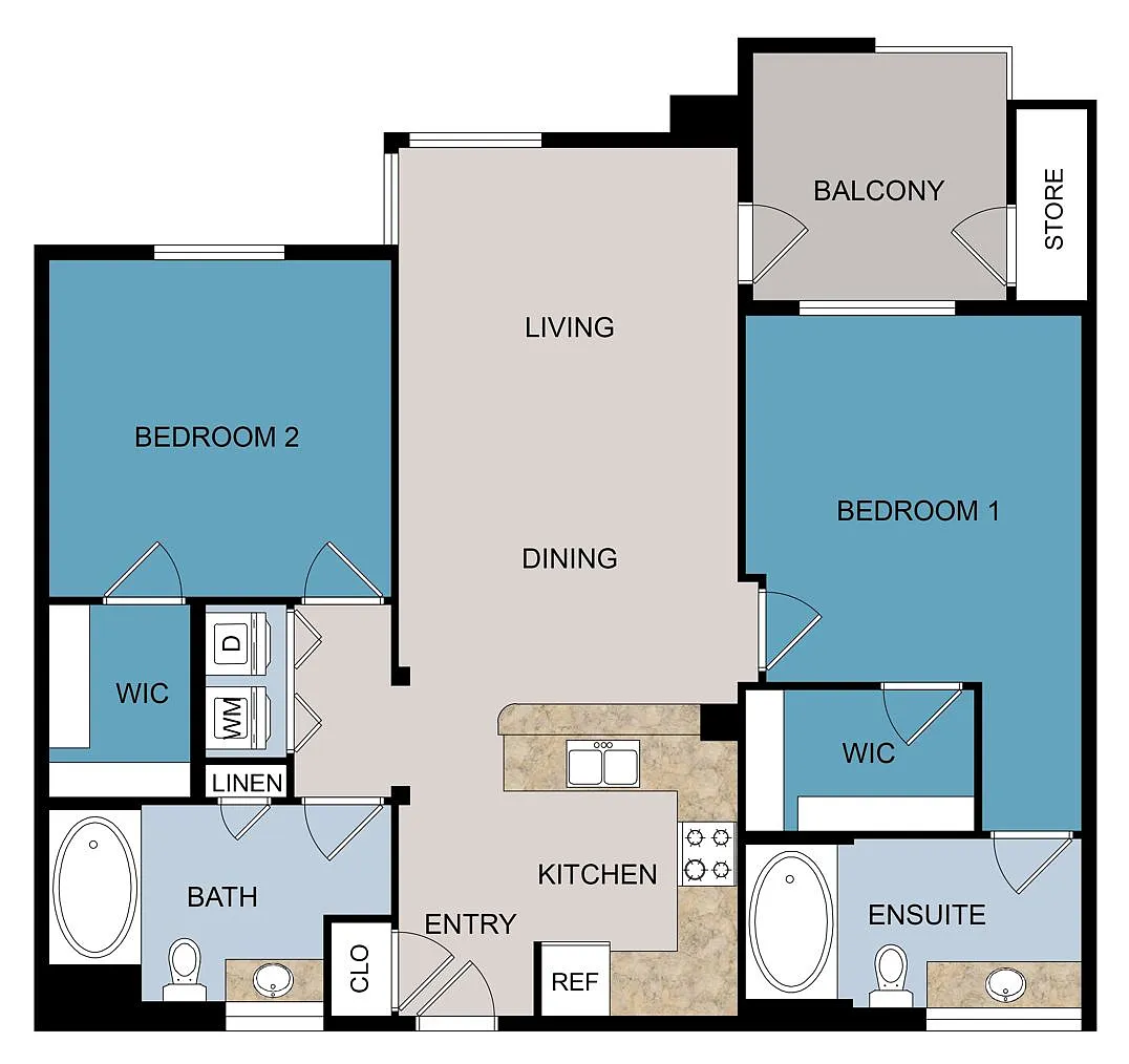 Floor plan B1