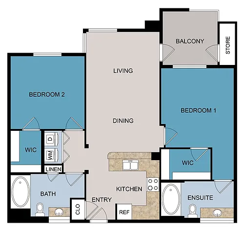Floor plan B1