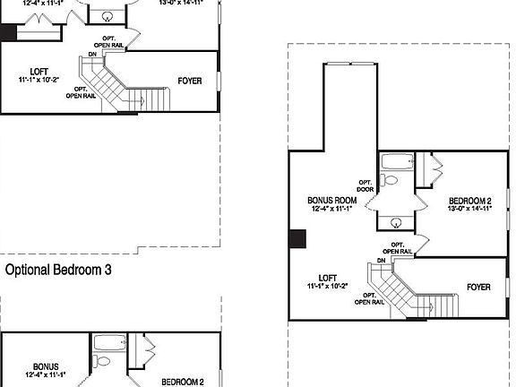 Second Floor Options
