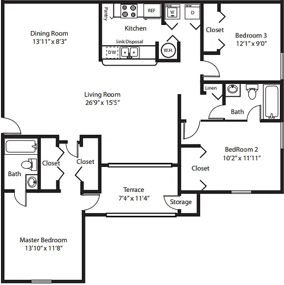 Floor plan C2 - Jamaica