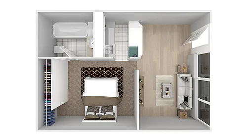 Floor plan Studios