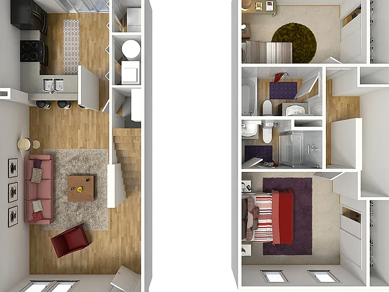 Bentley Townhouse | 1024 sq ft Bentley Townhouse | 1024 sq ft