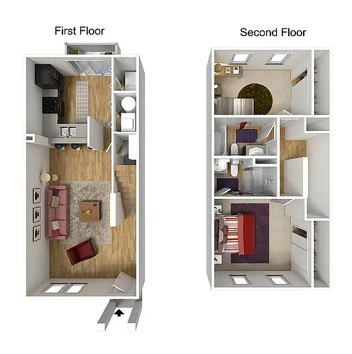 Floor plan Bentley Townhouse