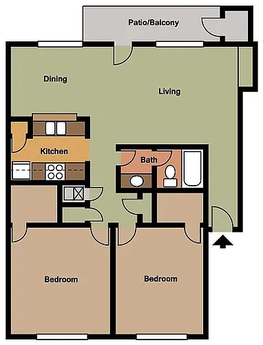 Floor plan 2X1