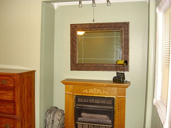 Master with gas fireplace