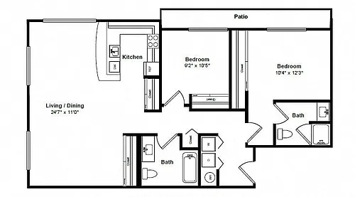Floor plan St. James