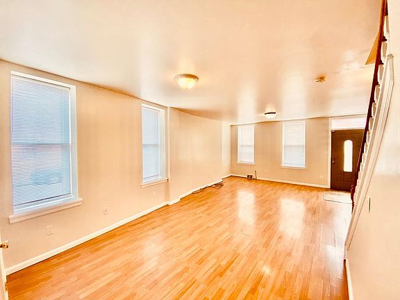 Living room + dining area.