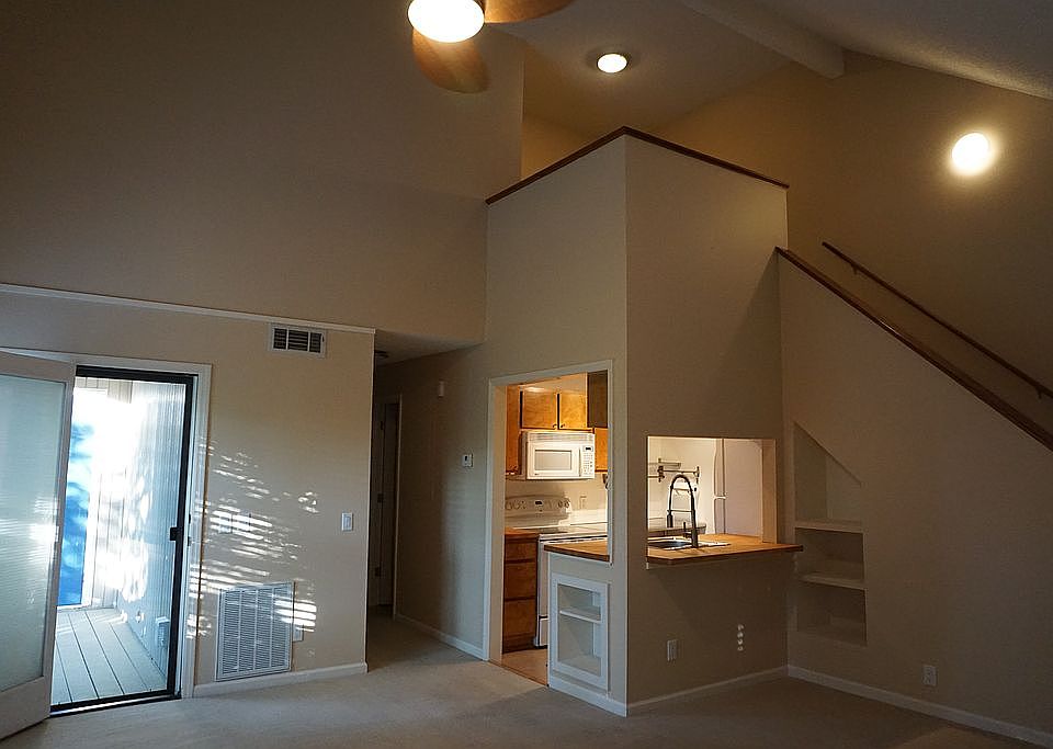 Living room and kitchen