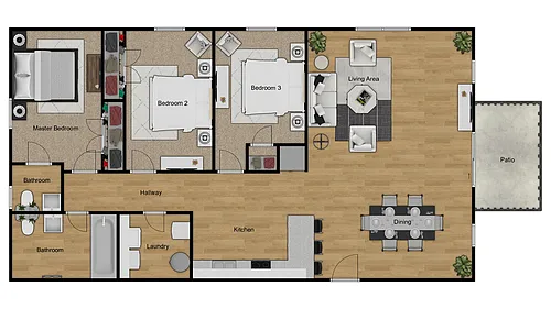 Floor plan 3X1