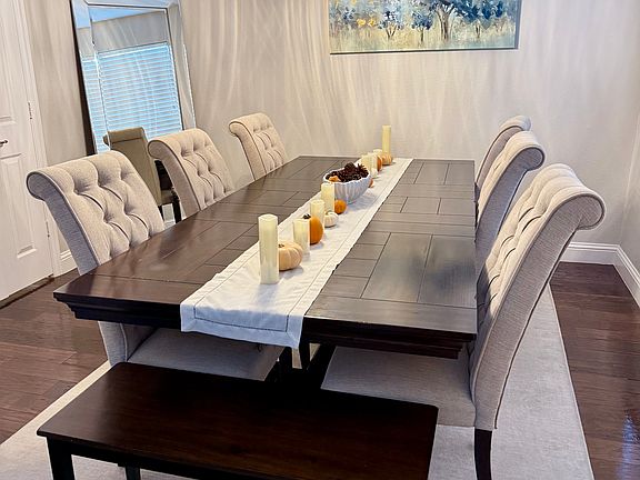 Formal Dining Area to the right of the front door (the office, not pictured is immediately across the entrance on the left)/