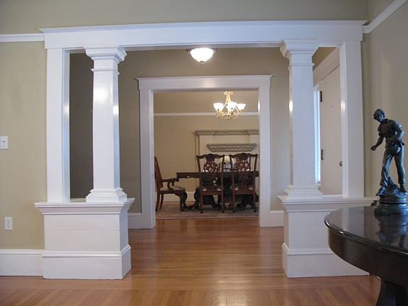 View from Living Room to Dining Room