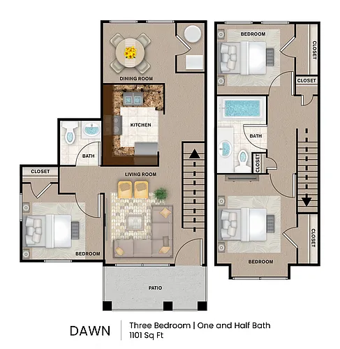 Floor plan Dawn
