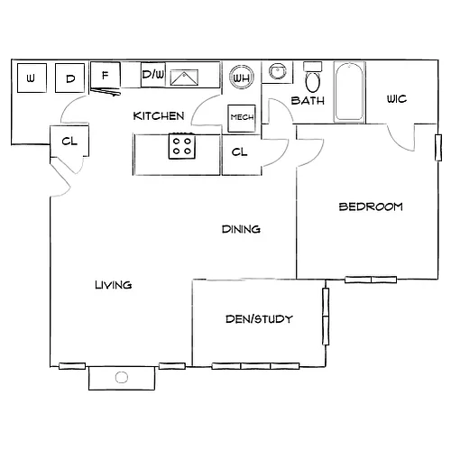 Floor plan Design 1C