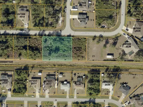 Lot 20 & 21 AMERICANA AVENUE LOT 20, NORTH PORT, FL 34291