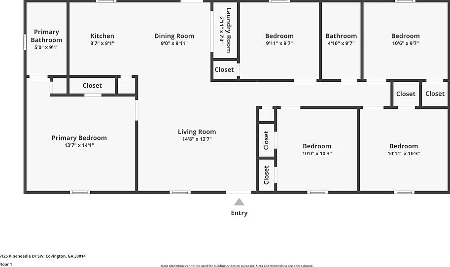 5 bed, 2.0 bath, 1296 sqft, $1,705 — Photo 2