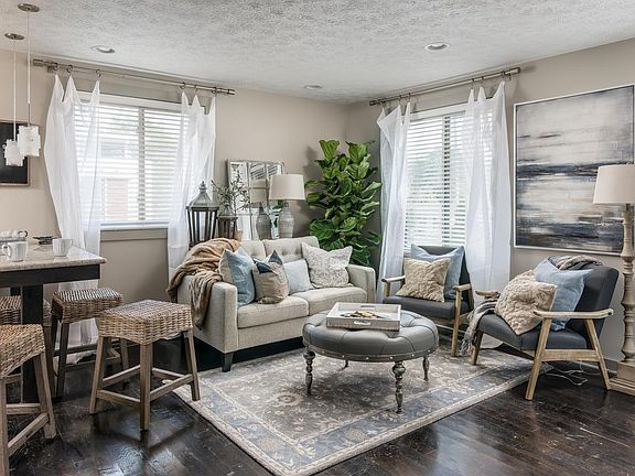 The property is NOT currently furnished. This photo is of one unit that is actually furnished.