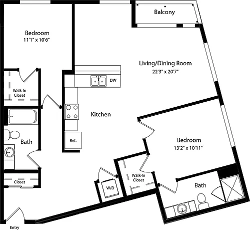 Floor plan B3