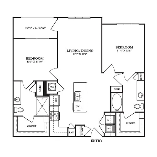 Floor plan B1