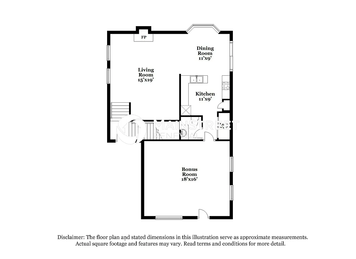 Floor Plan - 1055 Abercorn Way
