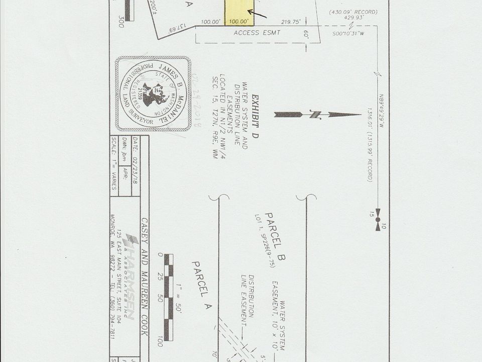 Listing is for Parcel B.