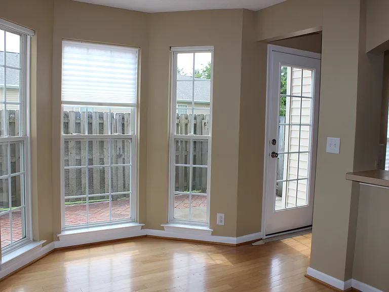 Bay window in the kitchen that provides natural light