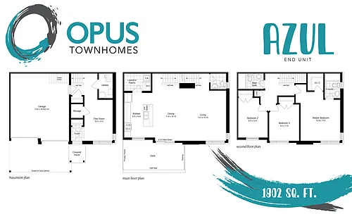 Floor plan Azul End Unit