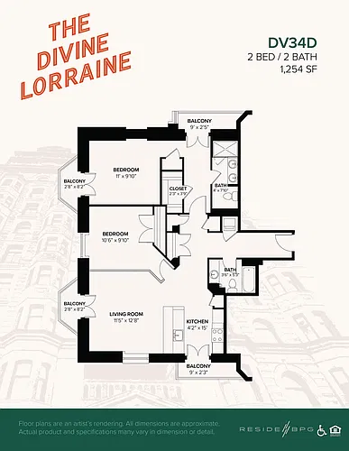 Floor plan DV34D