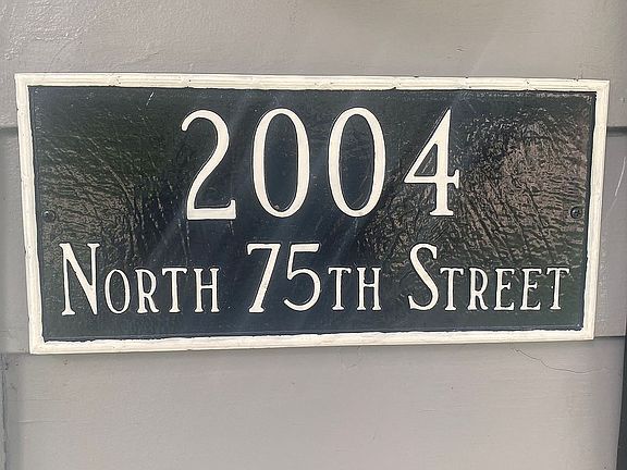 Address plaque